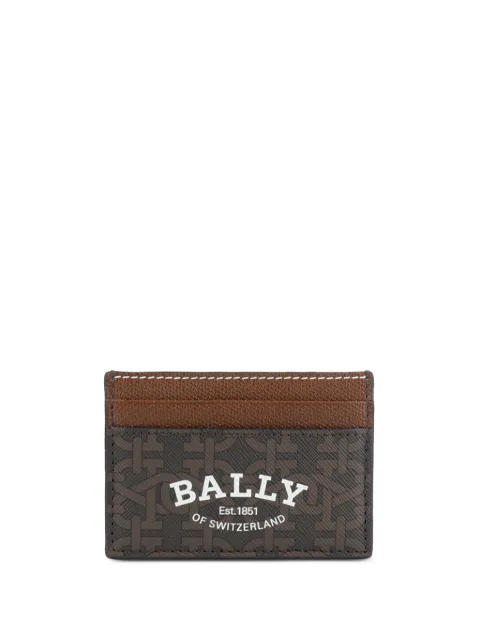 Bally logo print cardholder