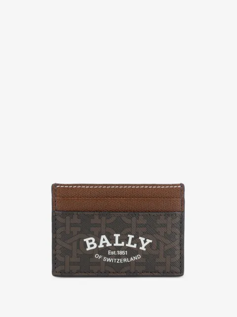 Bally logo print cardholder