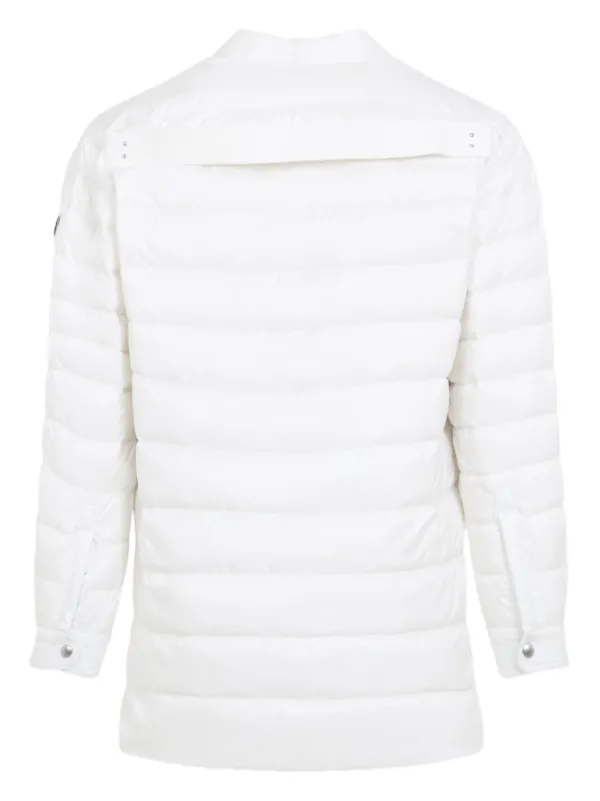 ★MONCLER×RICK OWENS★ダウンシャツジャケット Black Moncler + Rick Owens Down Shirt Jacket - Long Down