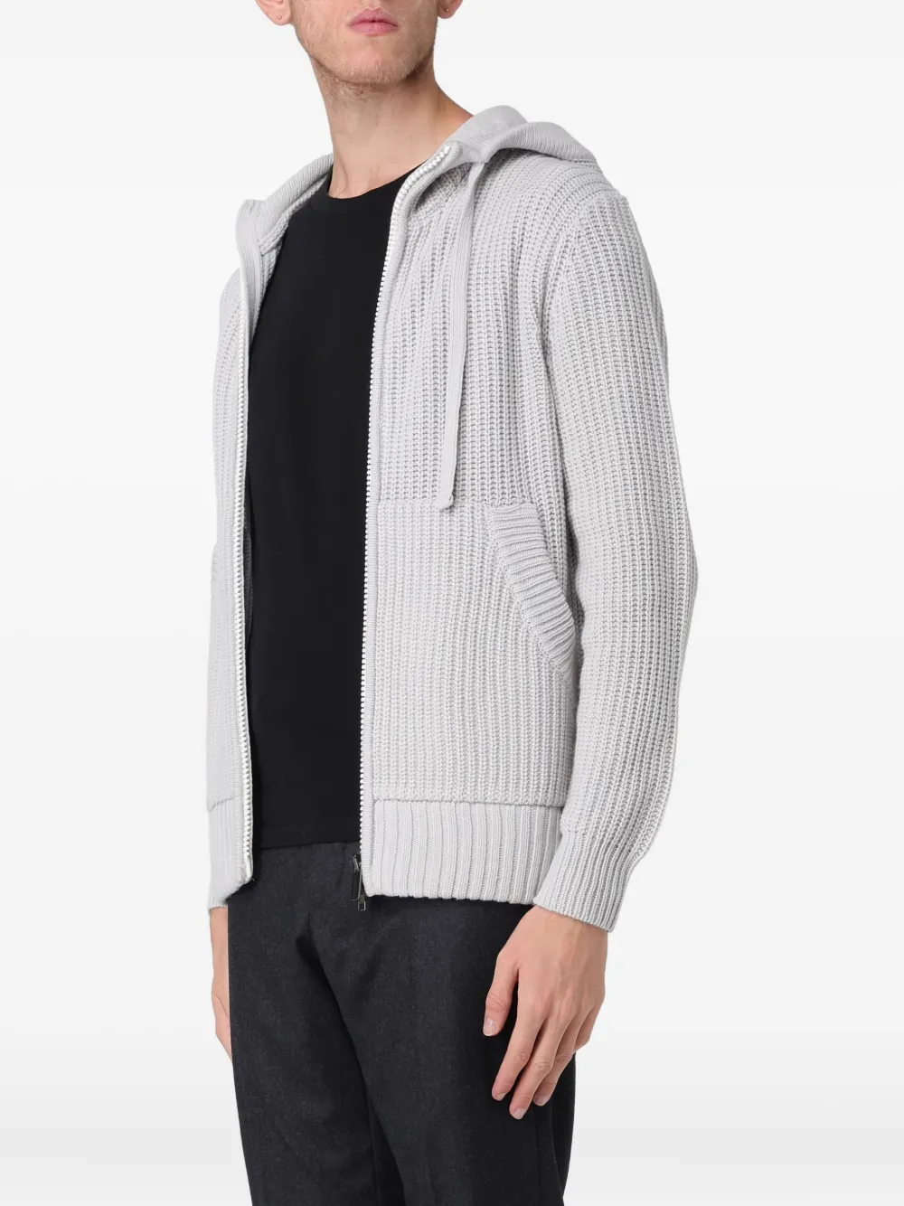 Paolo Pecora cardigan en maille à design nervuré | Cardigans | Image 2