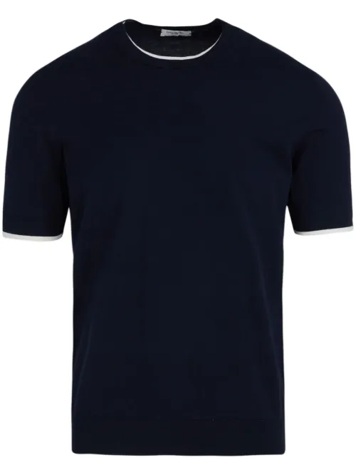 T-shirt à bords contrastants - Paolo Pecora - Modalova