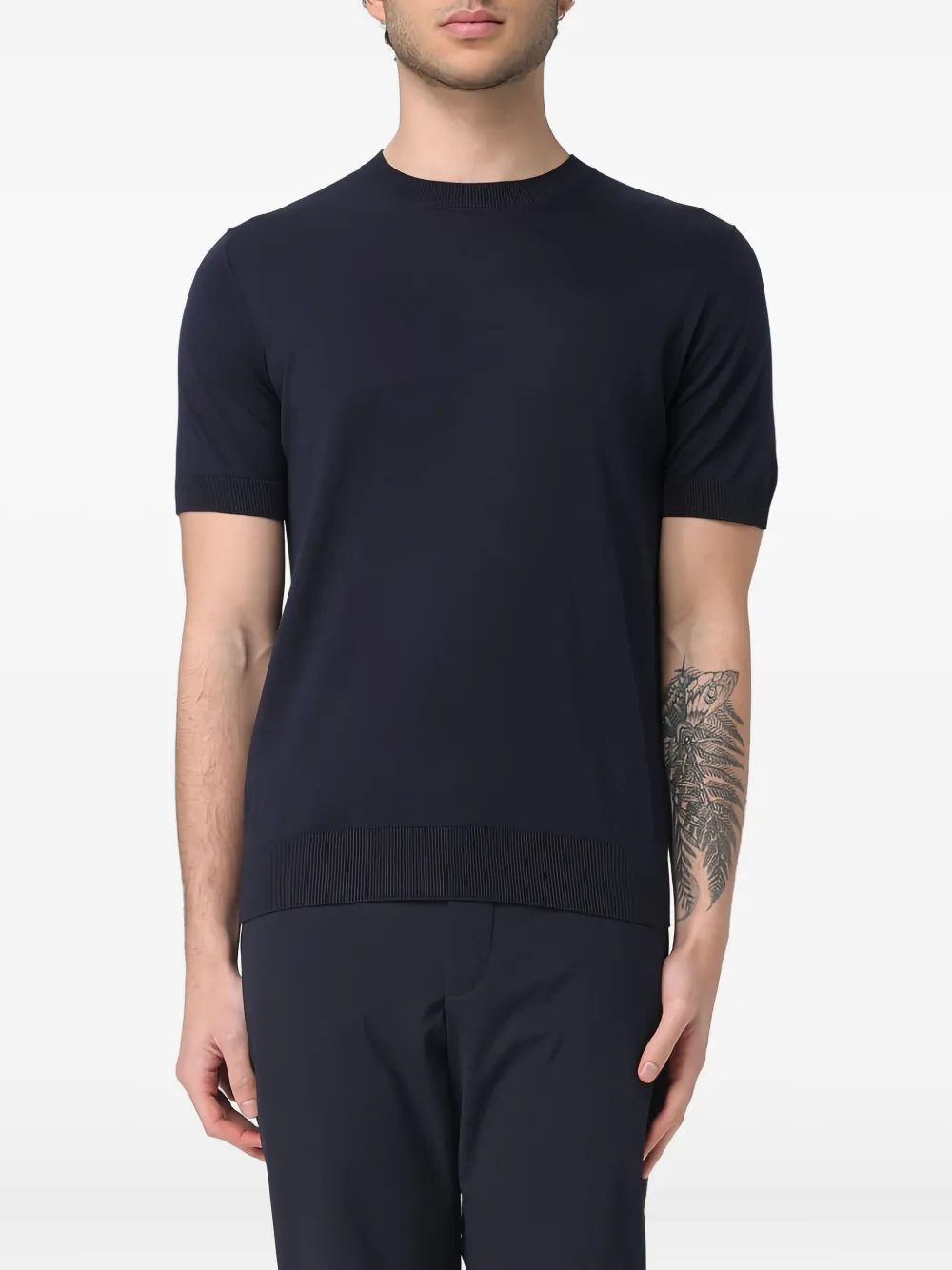 Paolo Pecora short-sleeve crew-neck T-shirt Blauw