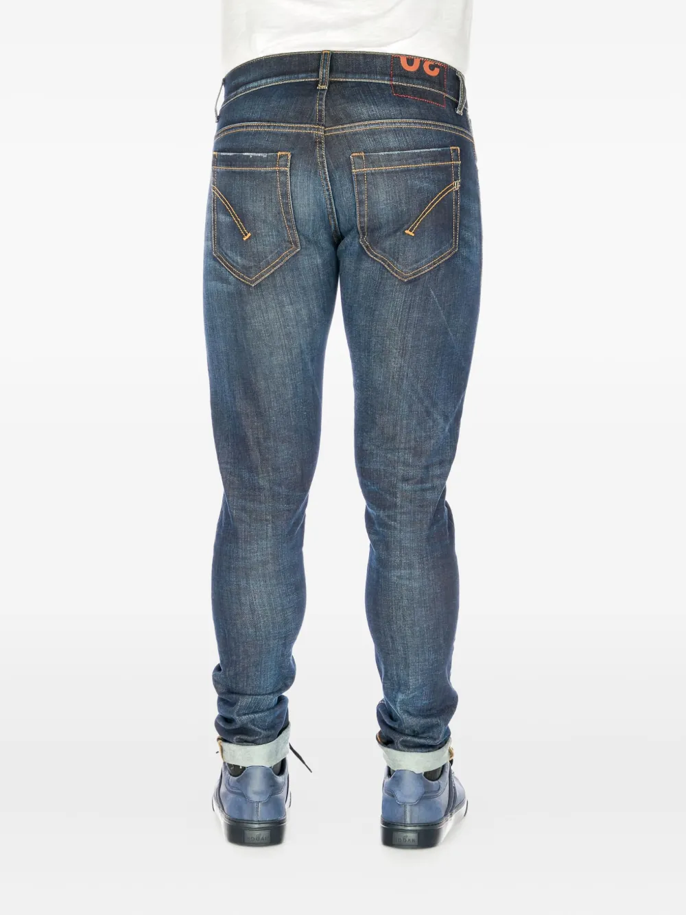 DONDUP Jeans met stiksels Blauw