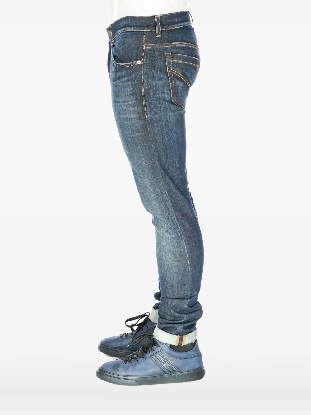 DONDUP Jeans met stiksels Blauw