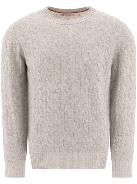 Brunello Cucinelli cable-knit sweater