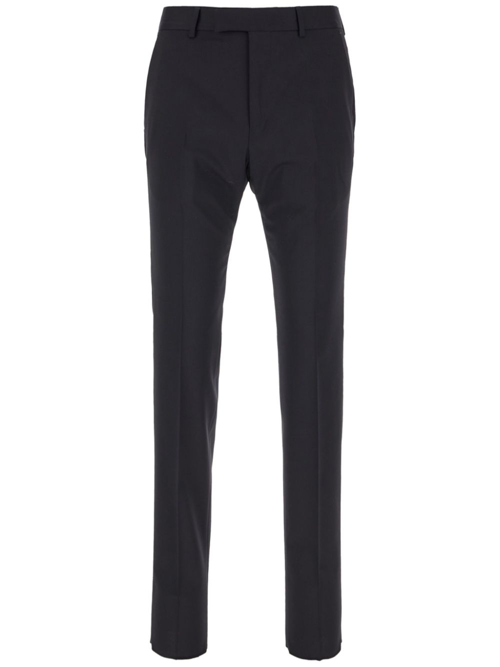 slim-fit tailored trousers