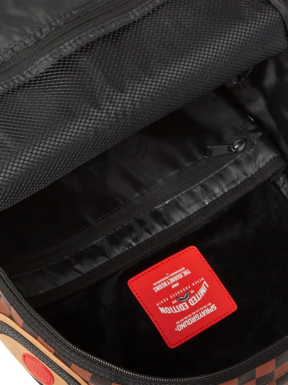 Sprayground Kid Henny Raceway Graff Backpack | Brown | FARFETCH