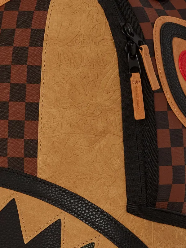 Sprayground Kid Henny Raceway Graff Backpack | Brown | FARFETCH