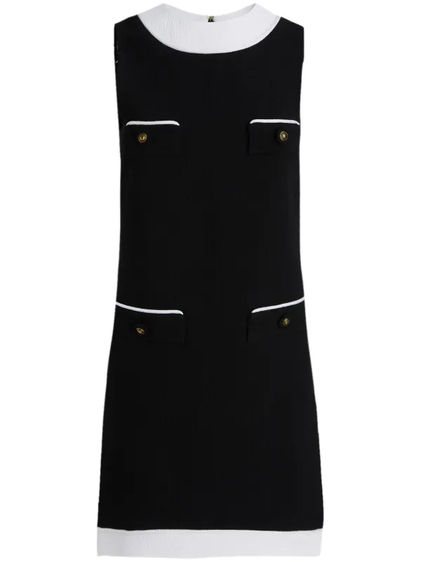 Moschino Two-tone Dress in Black