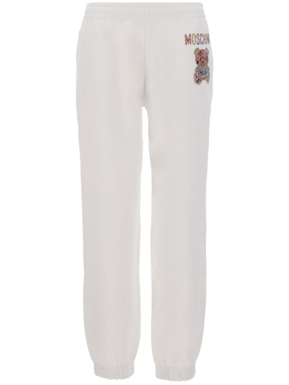 Moschino cotton track pants - White