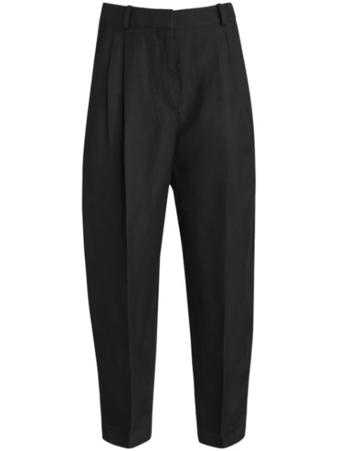 Stella McCartney pressed-crease tapered trousers Women