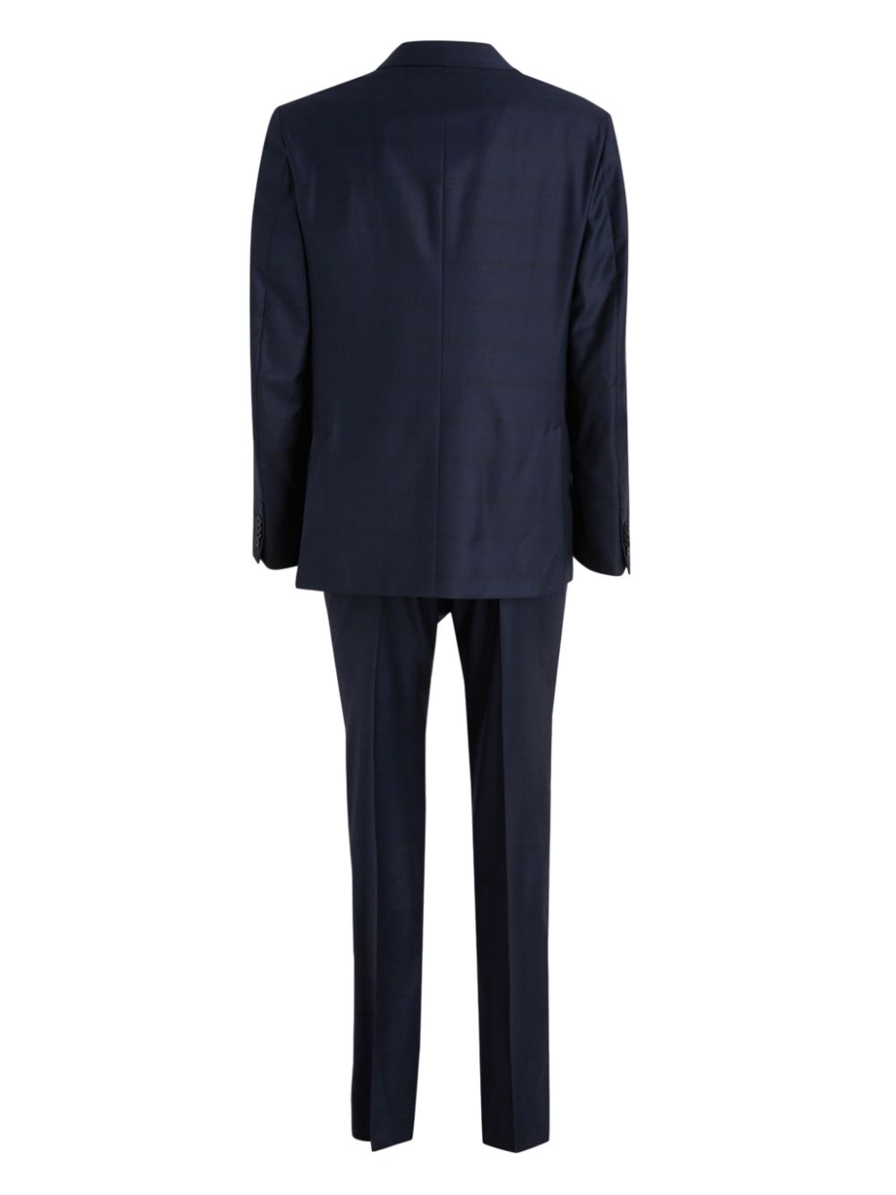 Zegna Pak met enkele rij knopen Blauw