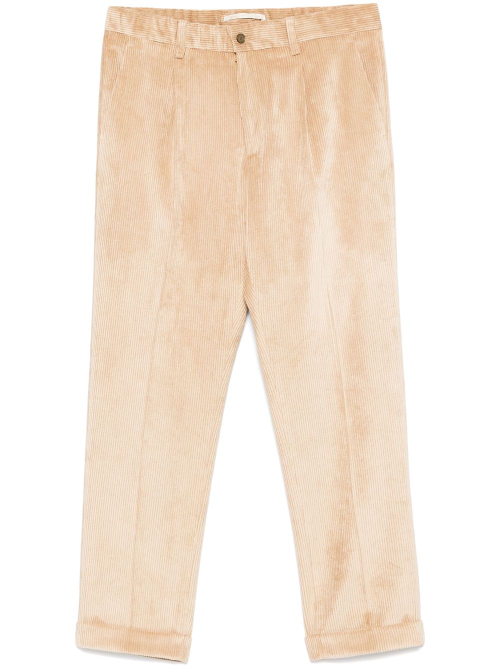 Briglia 1949 corduroy tapered trousers - Neutrals