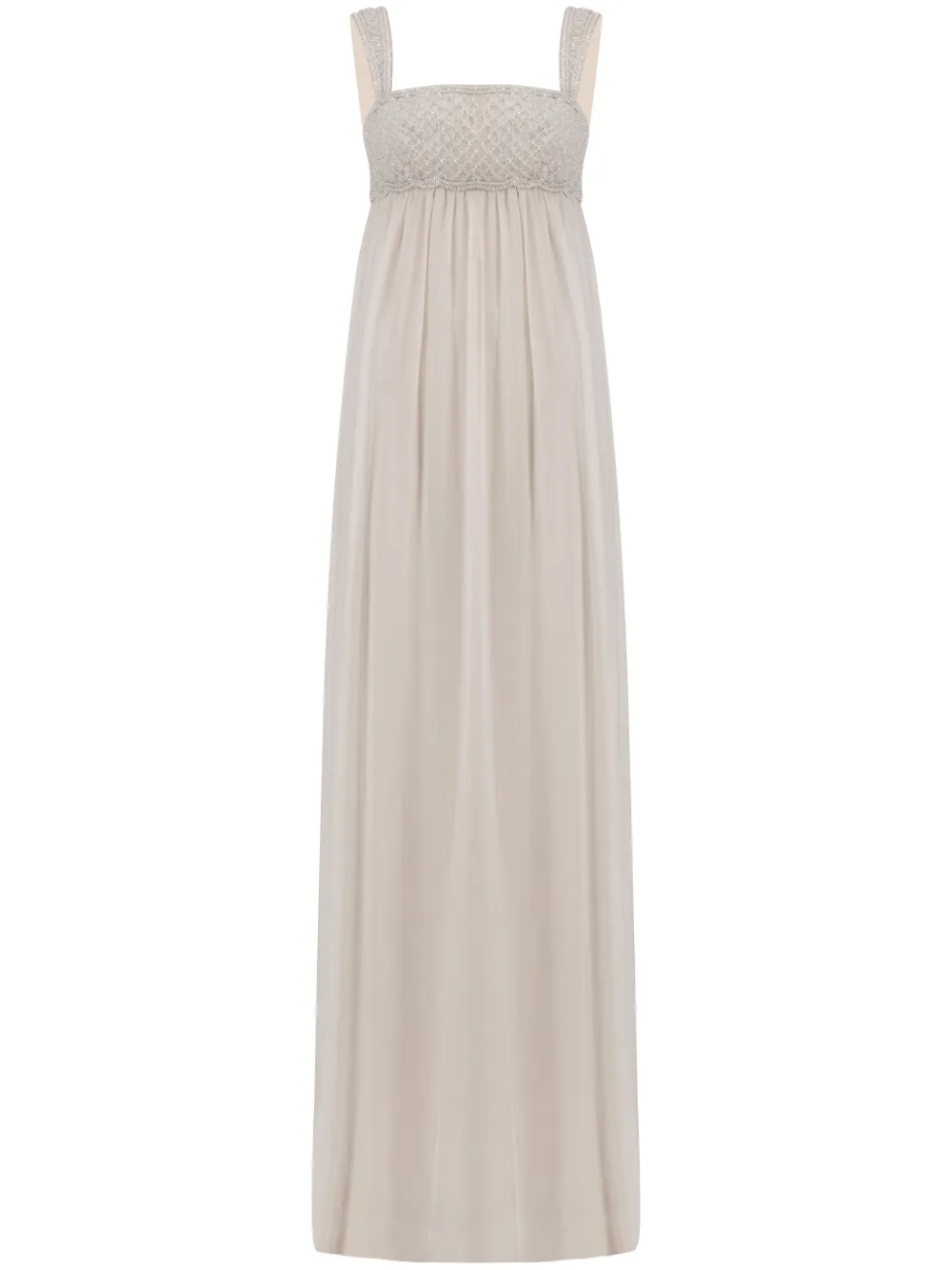 crystal-embellished maxi dress