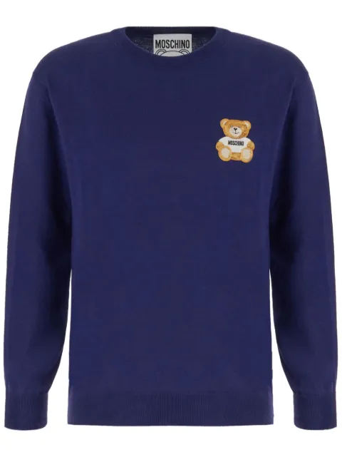 Moschino Teddy Bear-appliqué jumper