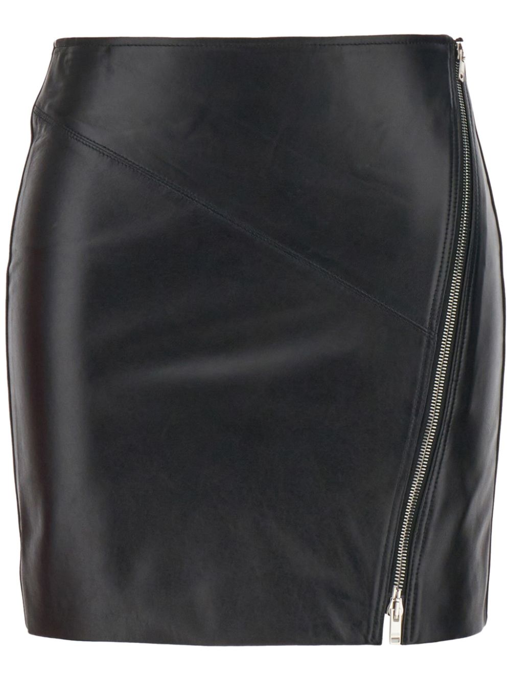 nappa leather skirt