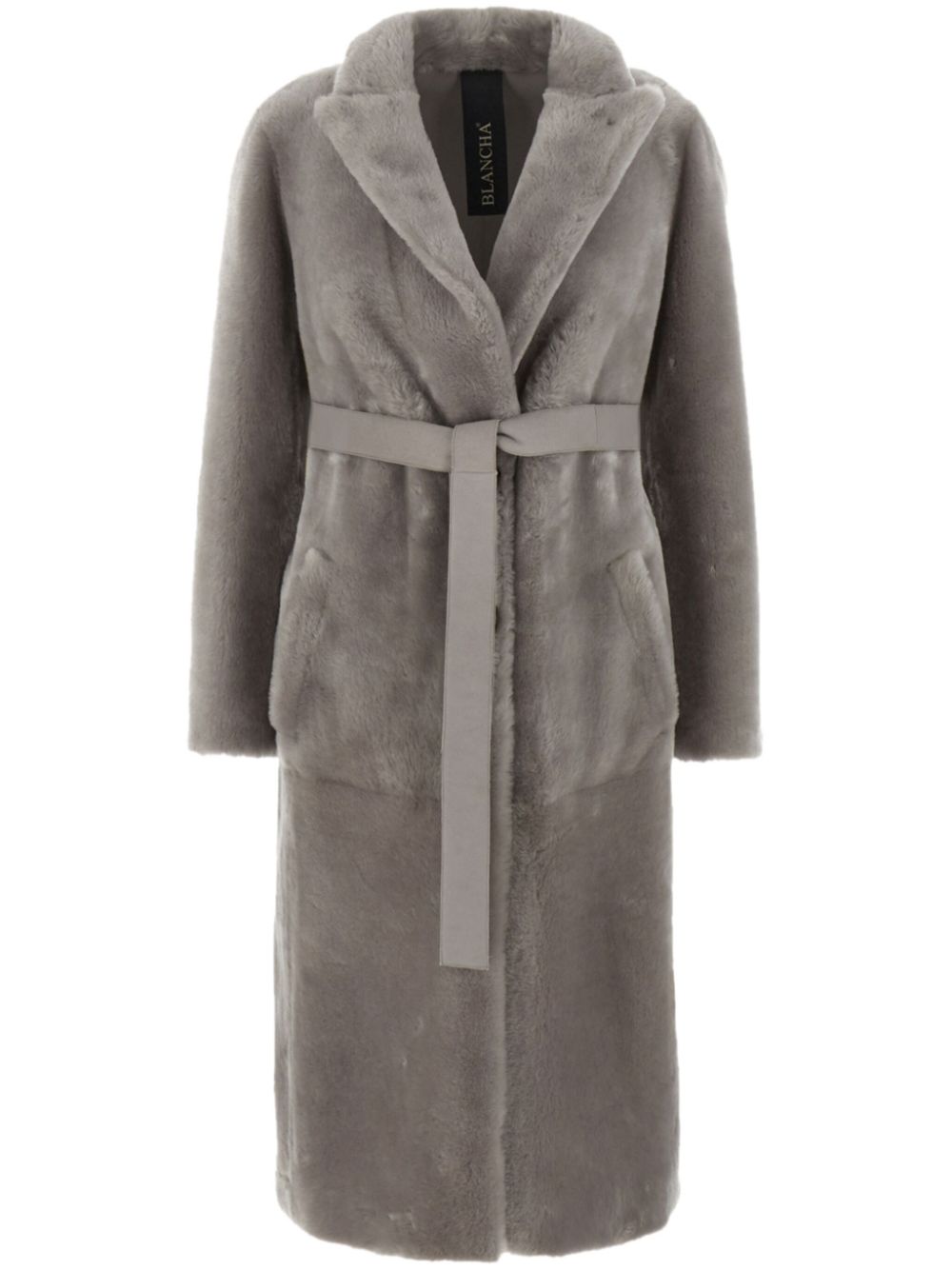 reversible shearling coat