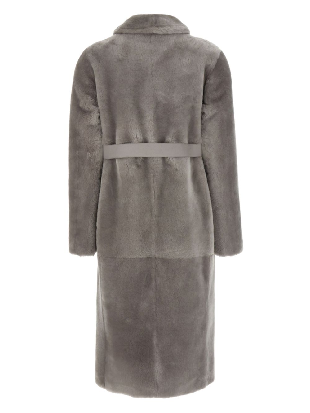 Blancha reversible shearling coat - Grijs