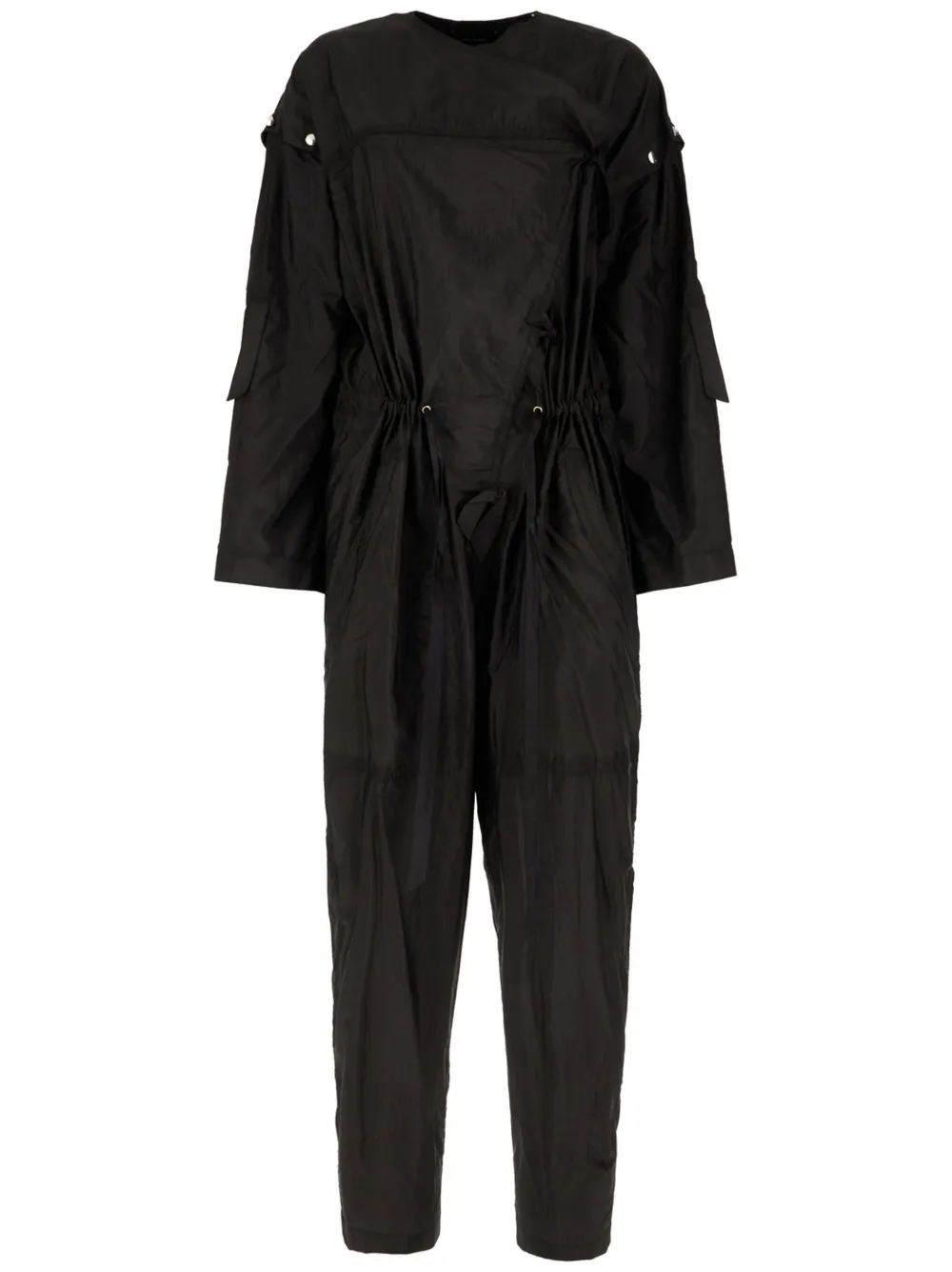 ISABEL MARANT Jumpsuit met toelopende pijpen en lange mouwen Zwart