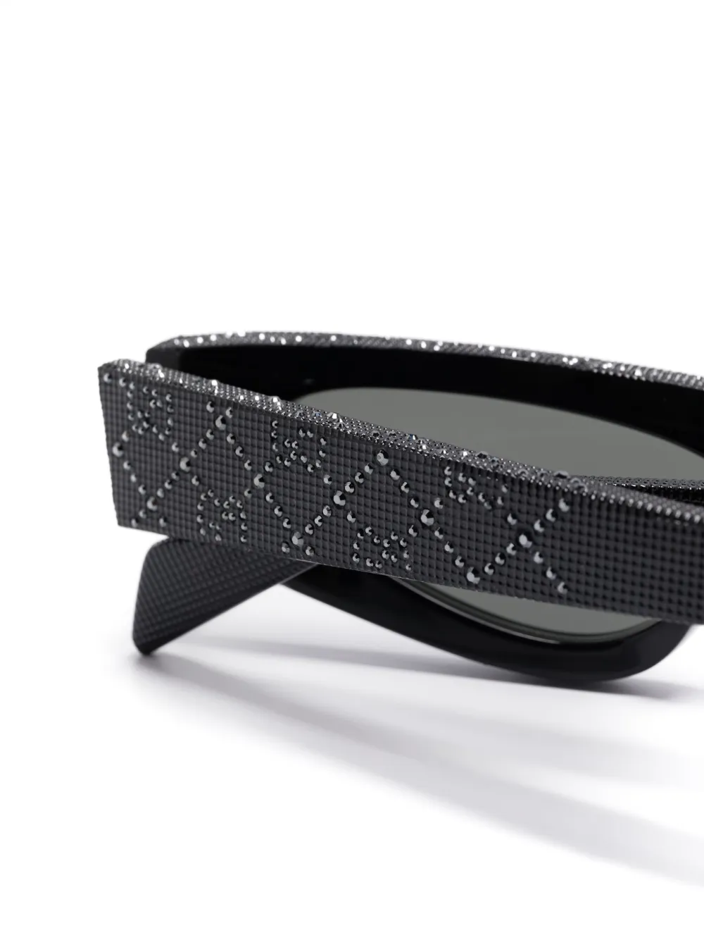 Gucci Eyewear Zonnebril met cat-eye montuur Zwart