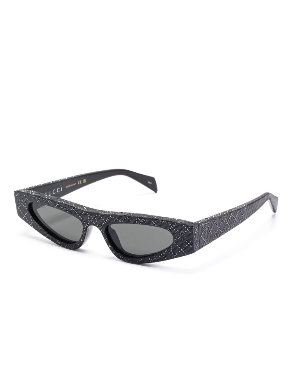 Gucci Eyewear cat eye-frame sunglasses - Zwart