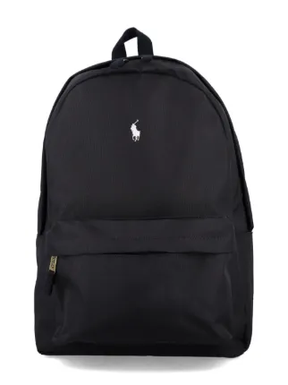 US限定【Ralph Lauren ラルフ】★PONY ロゴ Backpack リュック★ Polo Ralph Lauren Unisex Big Pony Backpack Front Zip Pocket