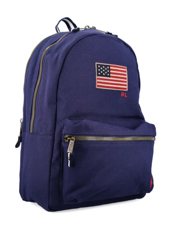 POLO RALPH LAUREN KIDS American Backpack | Blue | FARFETCH