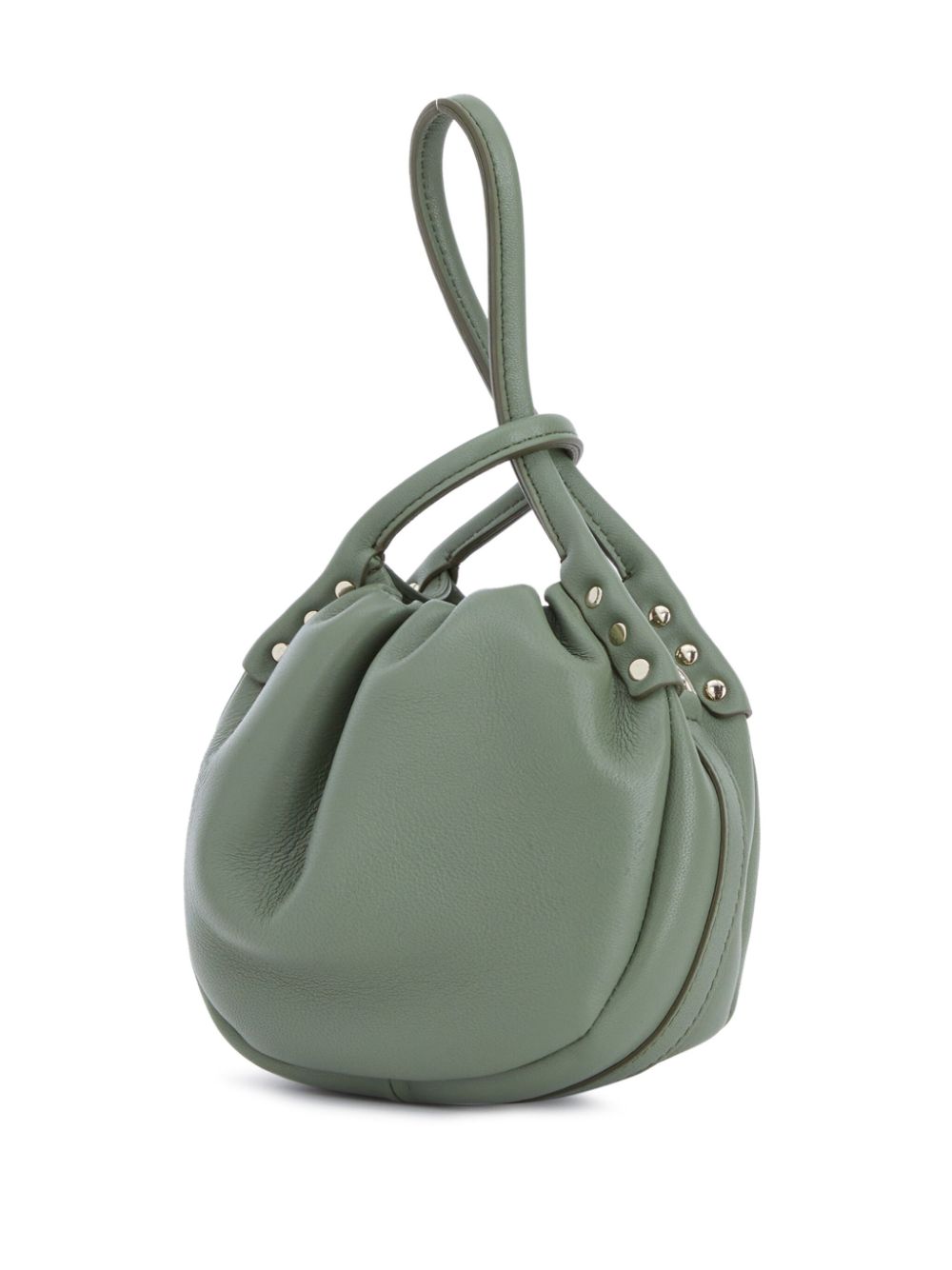 Shop Zanellato Gathered-pouch Shoulder Bag In Grün