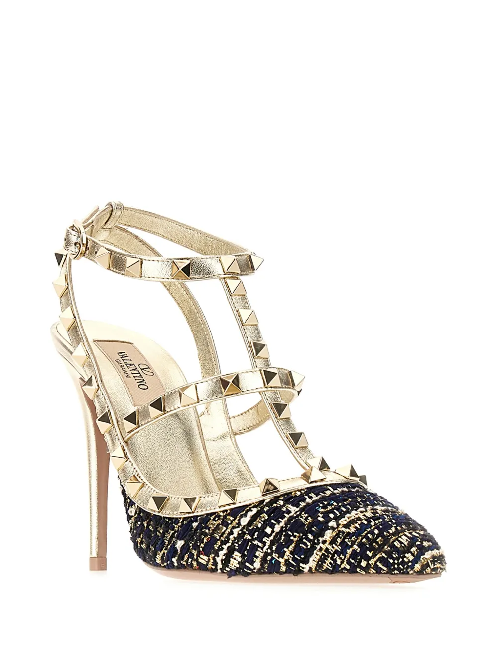 Valentino Garavani 105 mm Rockstud pumps Goud