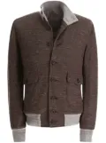 L.B.M. 1911 button-up bomber jacket - Brown