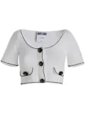 Moschino cropped top - White