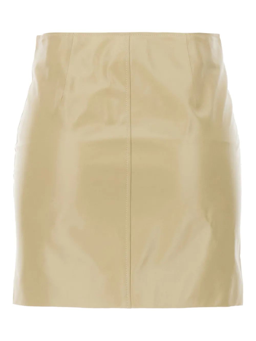 isabelmarant ISABEL MARANT Jeanne leren rok - Beige
