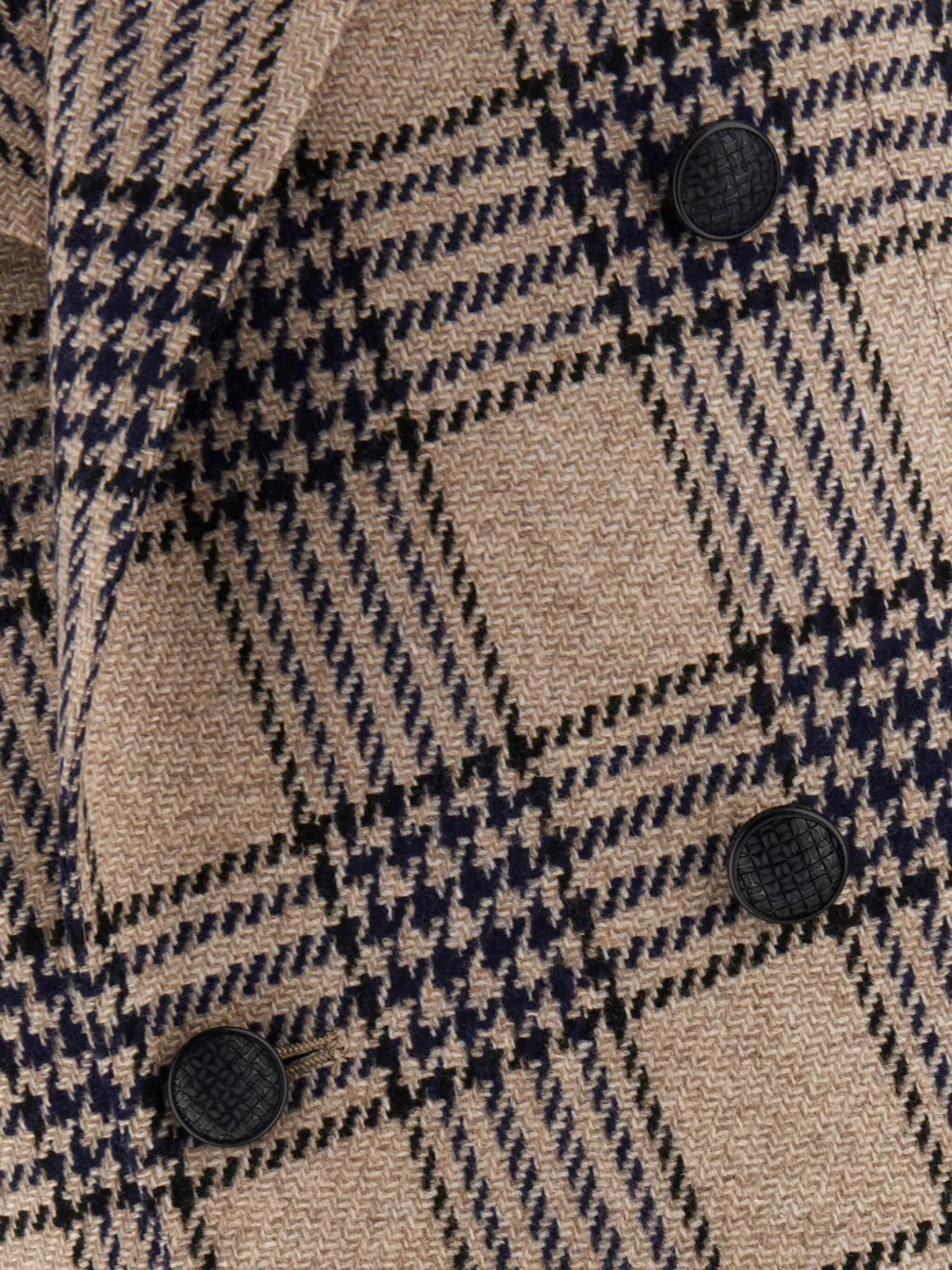 Tagliatore Geruite blazer Beige