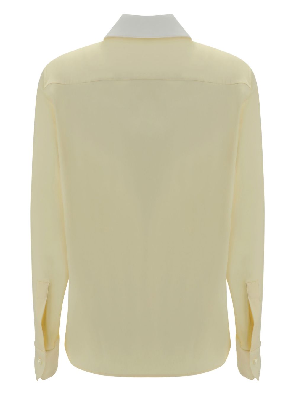 LOEWE Blouse met contrasterende kraag - Geel