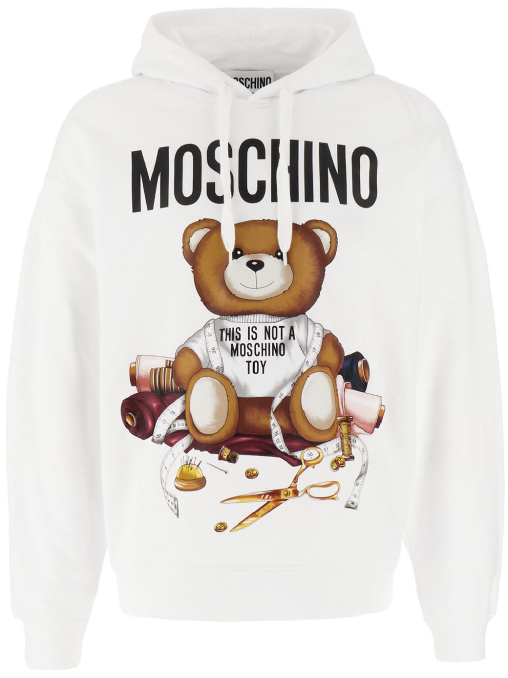 Moschino Teddy Bear Hoodie White FARFETCH HK