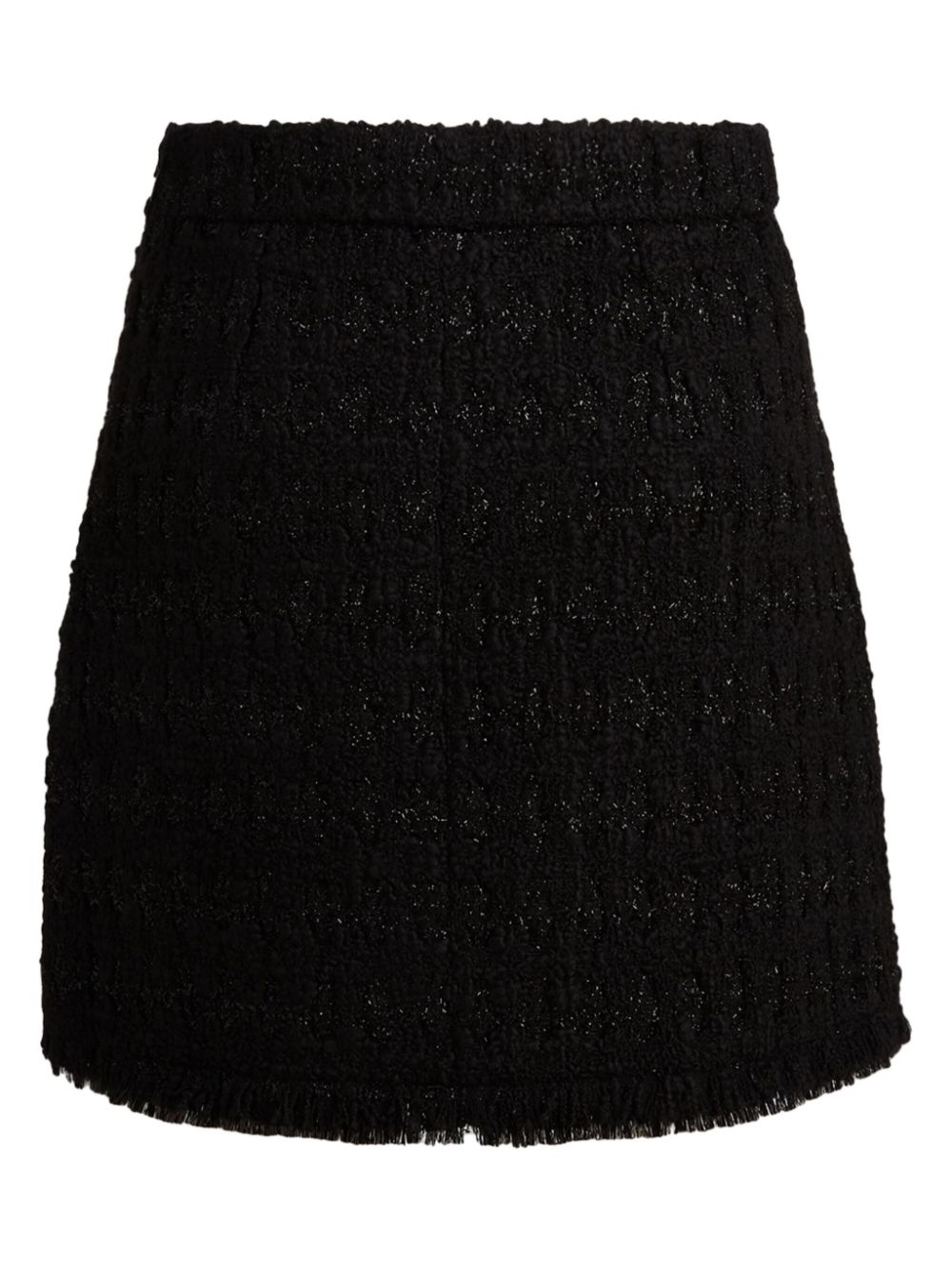 Tory Burch tweed mini skirt - Zwart