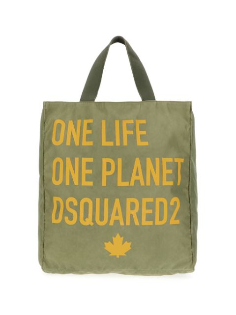 DSQUARED2 slogan-print tote bag Women