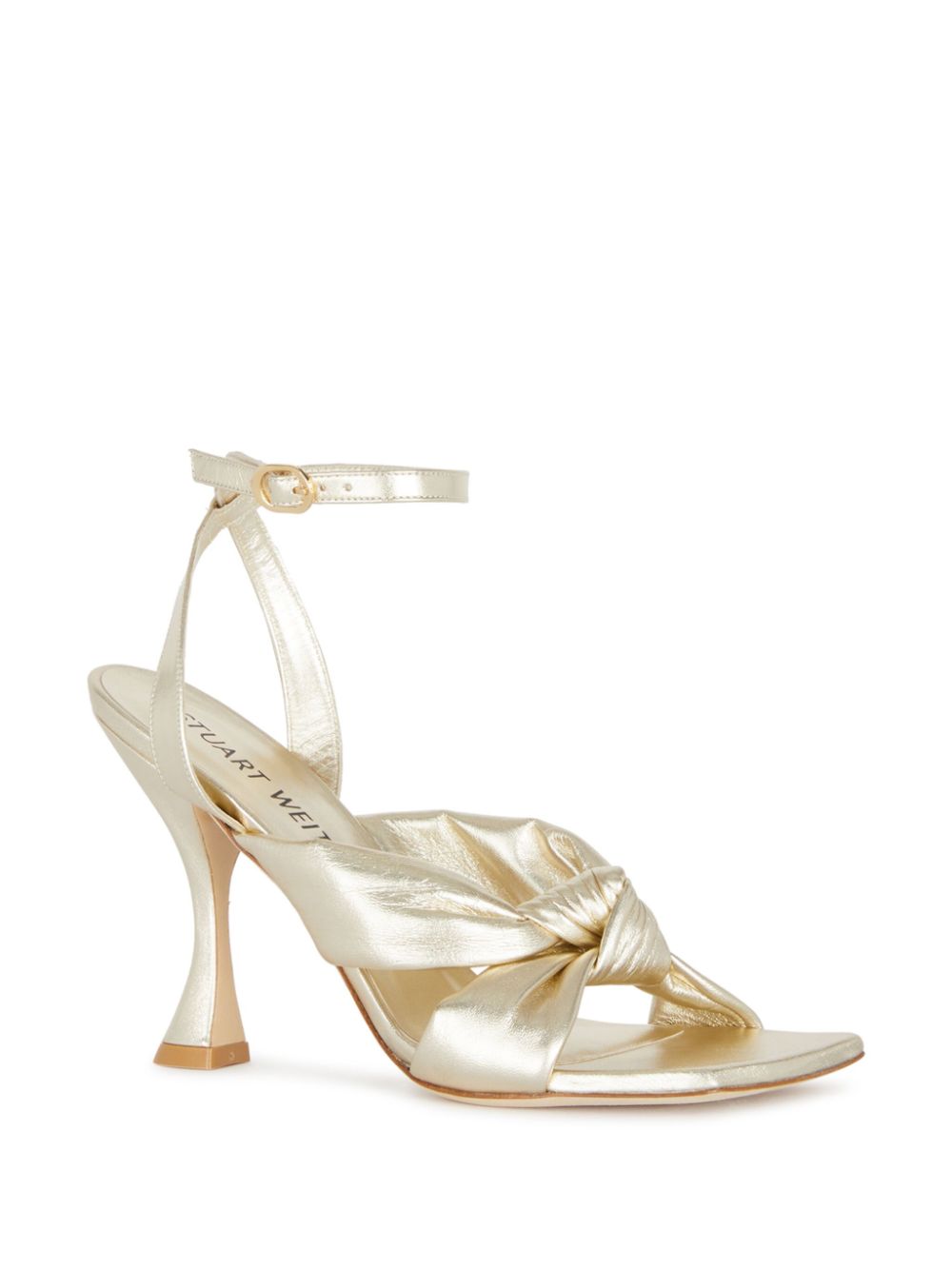 Stuart Weitzman 100mm Playa sandals - Goud