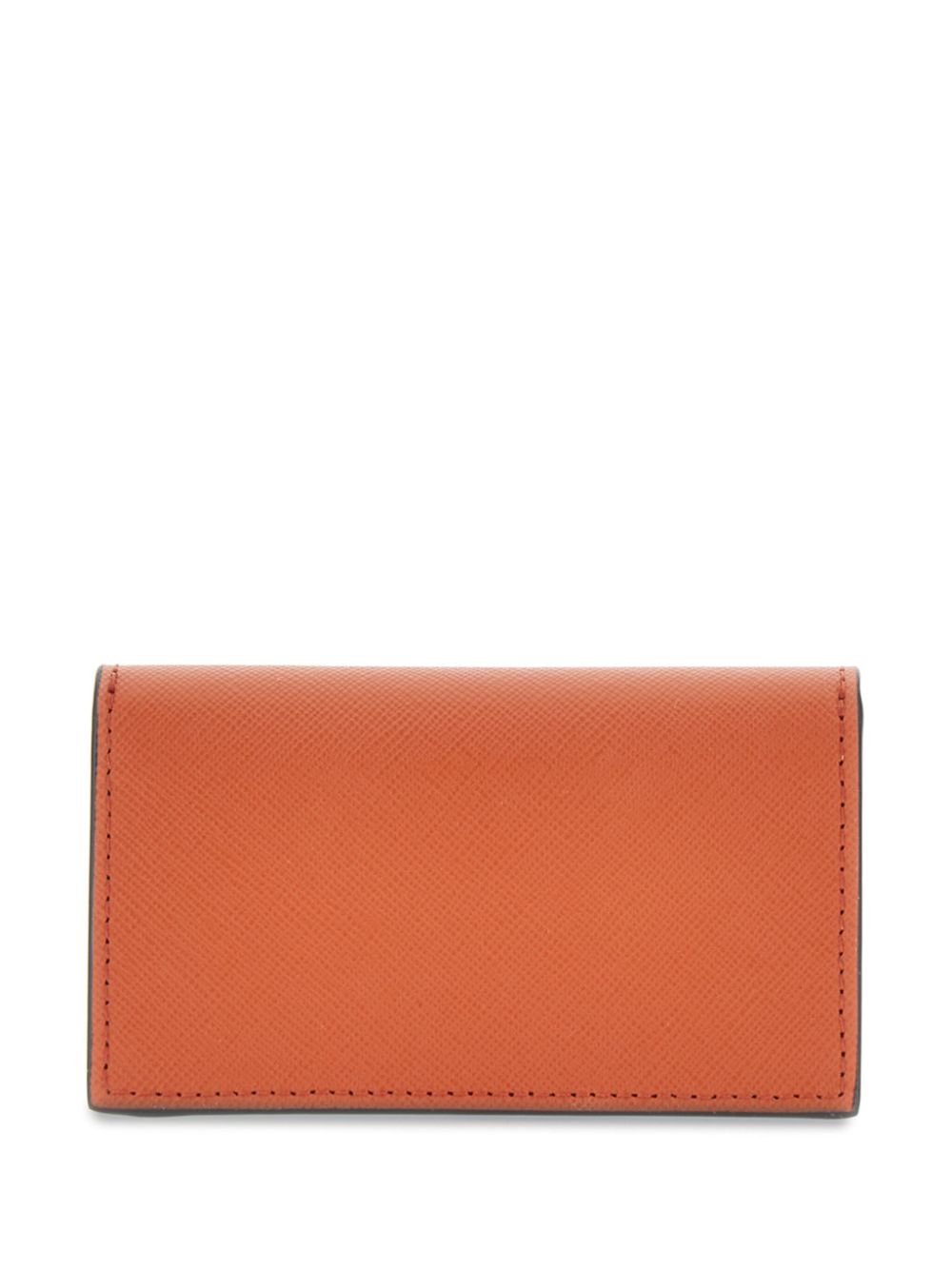 Marni Saffiano-leather card holder - Wit