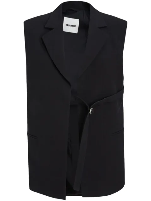 Jil Sander belted vest 