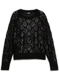 ROTATE BIRGER CHRISTENSEN sequined sweater - Black