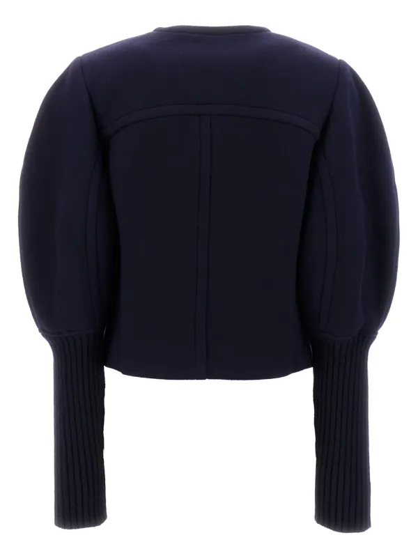 Chloé ボクシー ジャケット | ブルー | FARFETCH JP