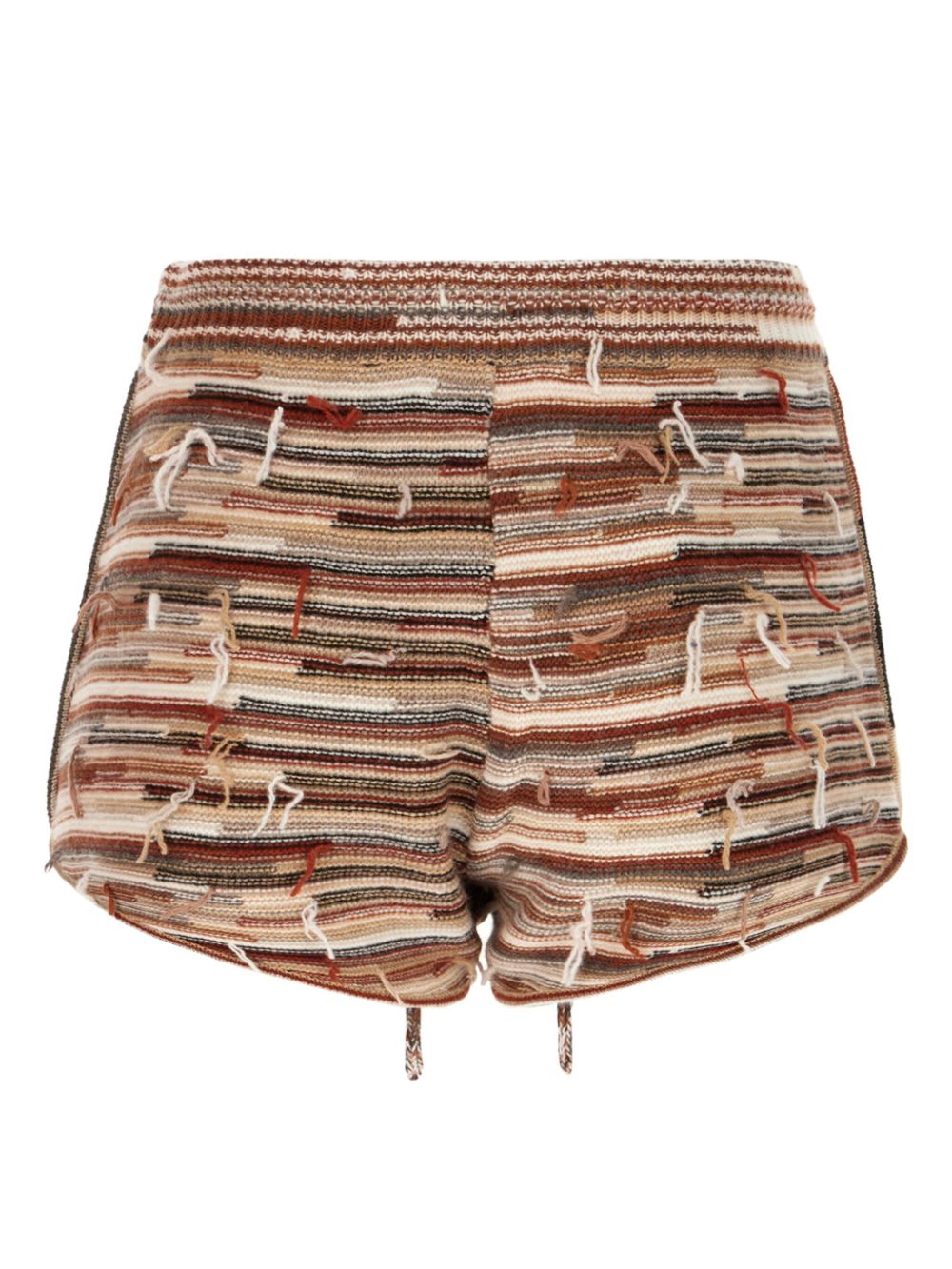 Chloé distressed-effect shorts - Bruin