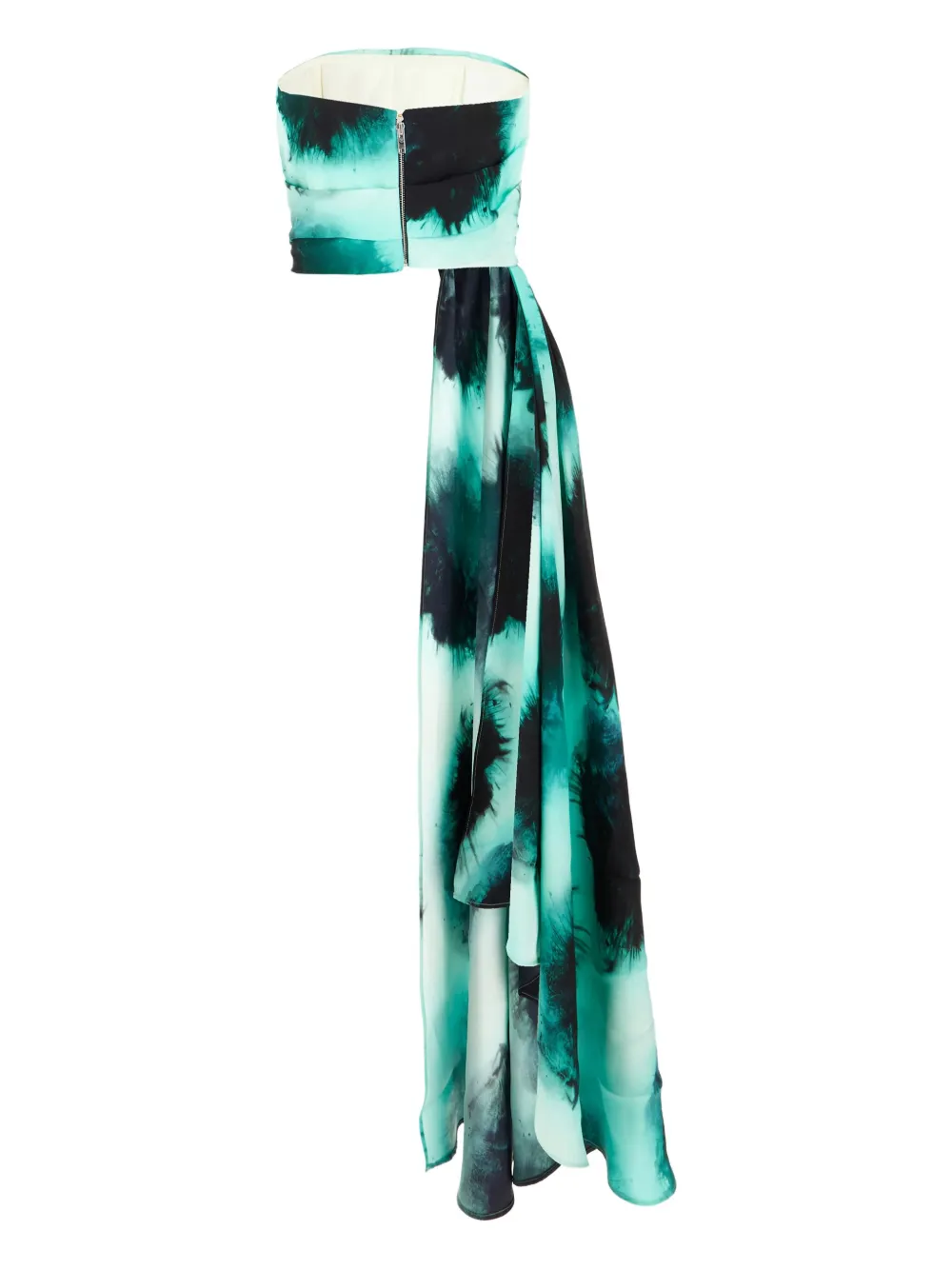 Del Core Tie-dye Top In Green