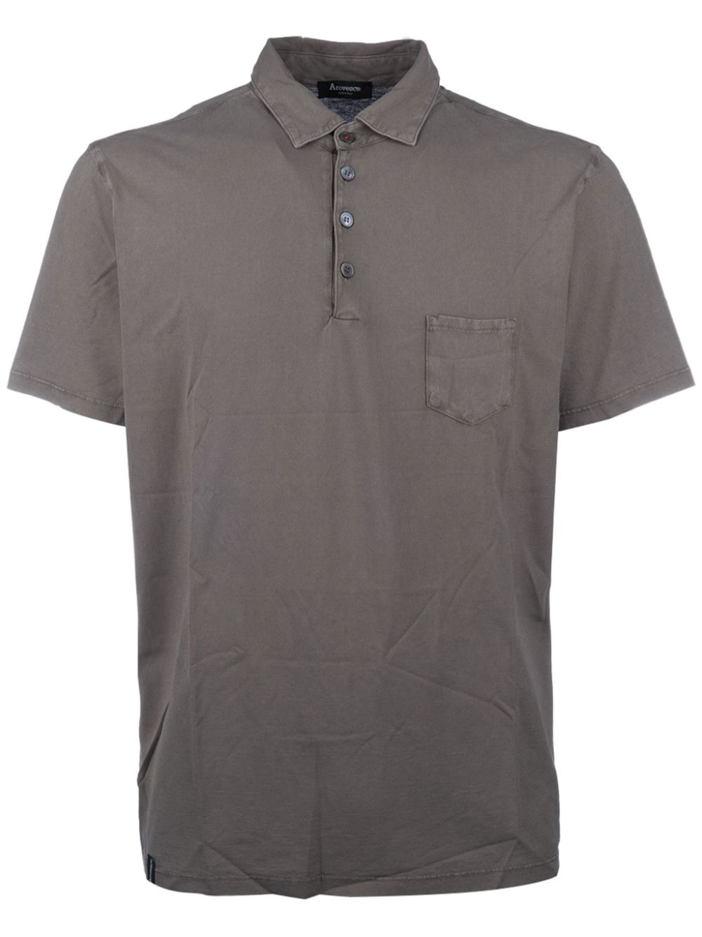 Arovescio Short-sleeves Polo Shirt In Grau