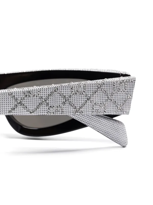 GUCCI シルバーキャットアイサングラス グッチ キャットアイ＆バタフライサングラス | GUCCI® JP