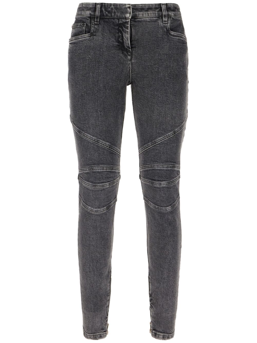 Balmain Low-rise skinny jeans Zwart