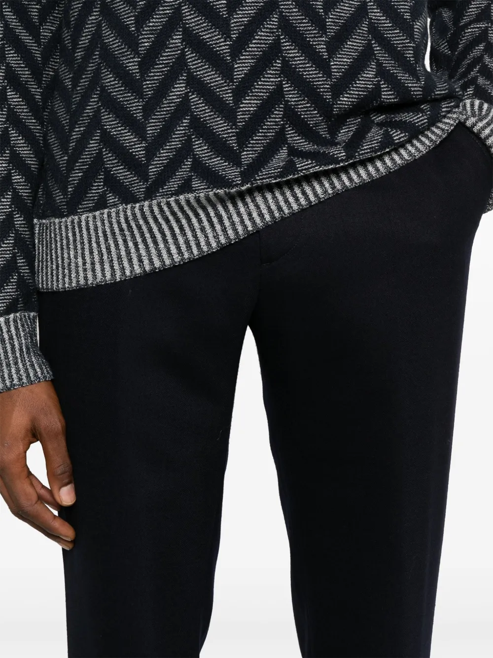ETRO Twill broek Blauw