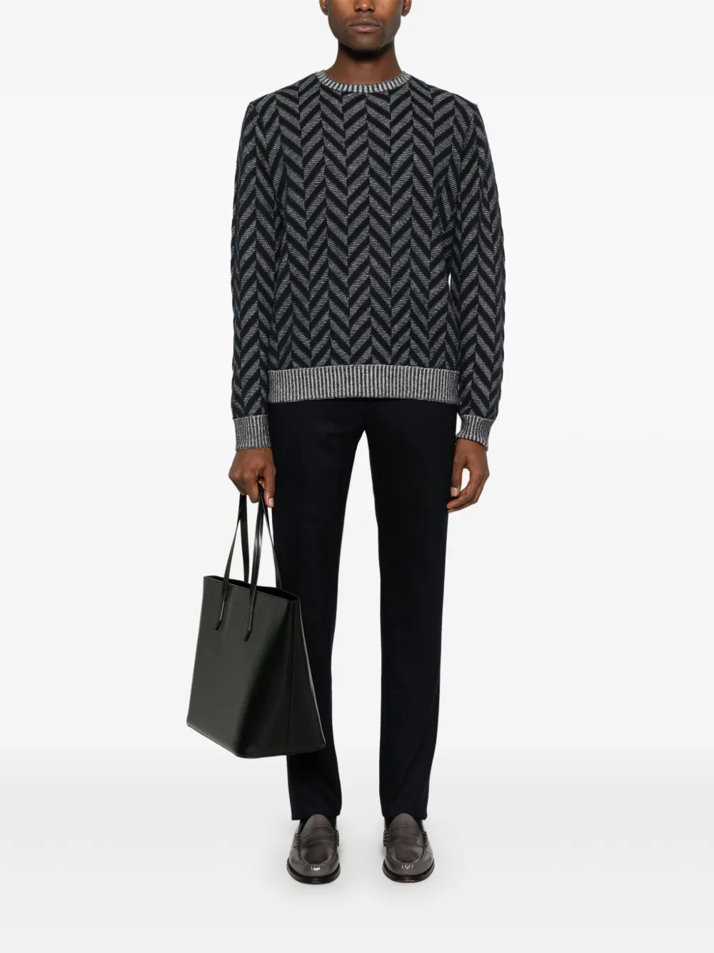 ETRO Twill broek - Blauw