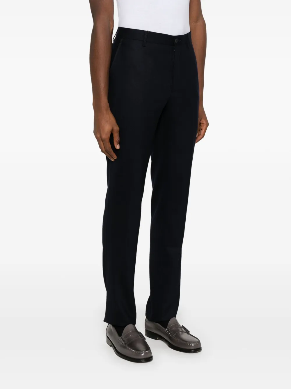 ETRO Twill broek Blauw